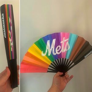 Clack Fan Mets Baseball Pride Fan (Rare)